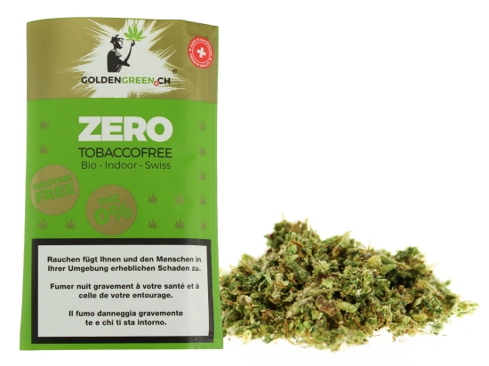 GOLDENGREEN | ZERO Tobaccofree - Swiss Premium Tabakersatz